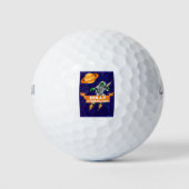 Alien schikaniert golfball (Vorderseite)