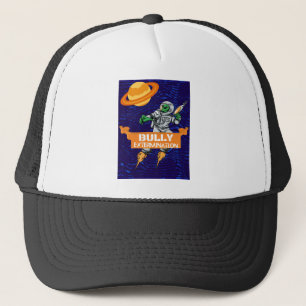 Alien schikaniert truckerkappe