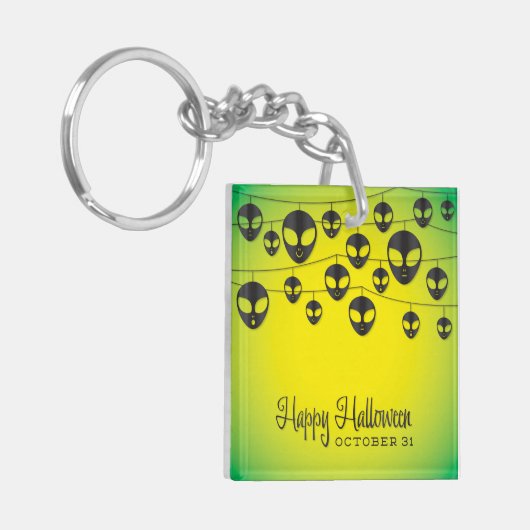 Alien Schlüsselanhänger (Vorderseite links)