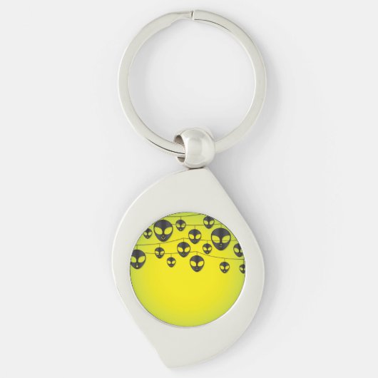 Alien Schlüsselanhänger (Vorderseite)