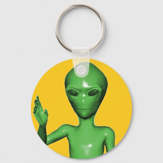 Alien Schlüsselanhänger (Vorderseite)