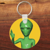 Alien Schlüsselanhänger (Vorderseite)