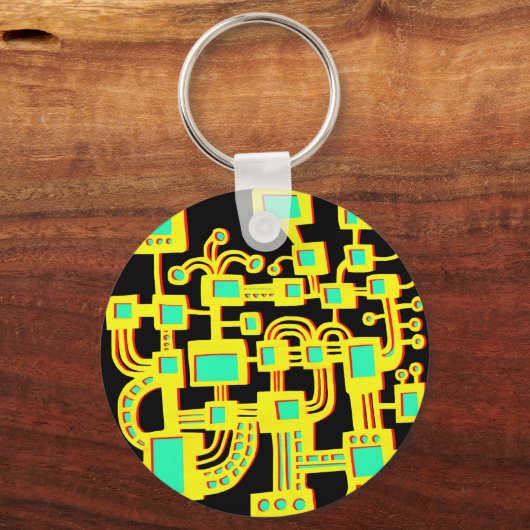 Alien Schlüsselanhänger (Vorderseite)