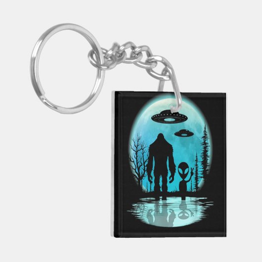 Alien Schlüsselanhänger (Vorderseite links)