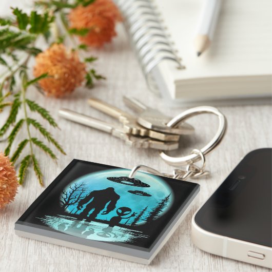 Alien Schlüsselanhänger (Vorderseite rechts)