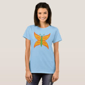 Alien-Schmetterling Damen T-Shirt (Vorne ganz)