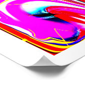 Alien-Schmetterling-Kunst Poster (Ecke)