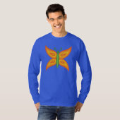 Alien Schmetterling Langarm T-Shirt (Vorne ganz)