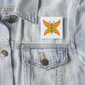 Alien Schmetterlingsknopf Button (Beispiel)