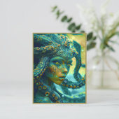 Alien Schönheit von der Wasserwelt Postkarte (Stehend Vorderseite)