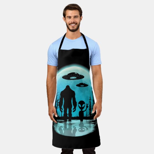 Alien Schürze (Getragen)