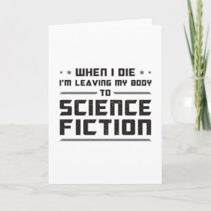 Alien Science Fiction Tag Weltraumwissenschaft Ges Karte