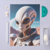 Alien SciFi Decoupage Tissue Paper Seidenpapier (Handwerk)