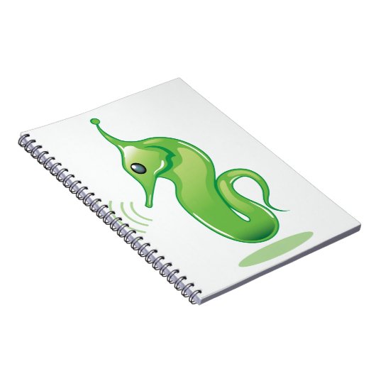 Alien-Seepferd-Vektor Notizblock (Rechte Seite)