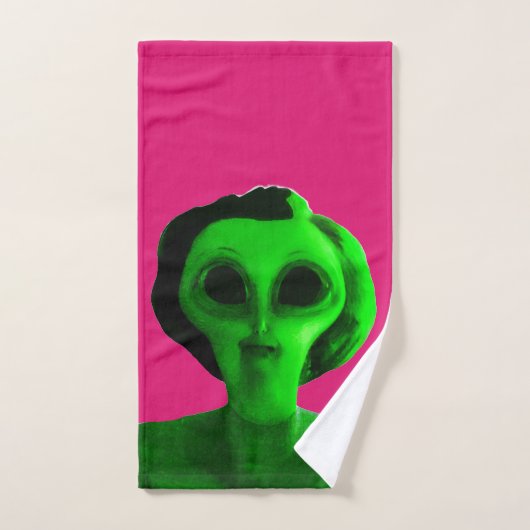 Alien Self Portrait Badhandtuch Set (Handtuch)