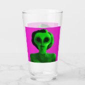 Alien Self Portrait Glas (Rückseite)