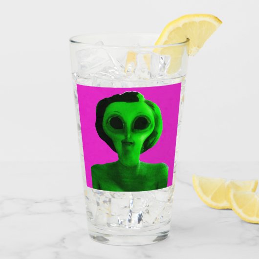 Alien Self Portrait Glas (Rückseite Ice)