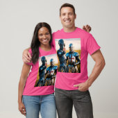 Alien Selfie mit Templar Knight T-Shirt (Unisex)