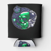 Alien Selfie Snap für Astronomen-Lehrerin Weltraum Dosenkühler (Vorderseite)