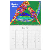Alien-seltene Kunstsammlung Kalender (Mär 2027)