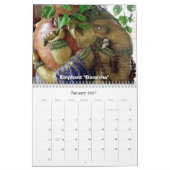 Alien-seltene Kunstsammlung Kalender (Jan 2027)