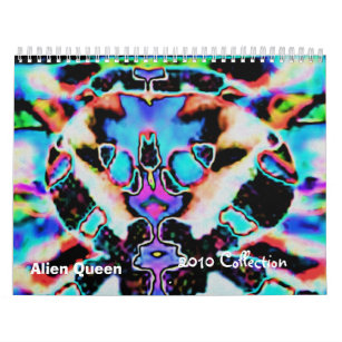 Alien-seltene Kunstsammlung Kalender
