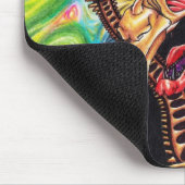 Alien Sentinel - Kunst der Wissenschaft Mousepad (Ecke)
