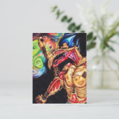 Alien Sentinel - Kunst der Wissenschaft Postkarte (Stehend Vorderseite)