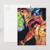 Alien Sentinel - Kunst der Wissenschaft Postkarte (Vorne/Hinten)