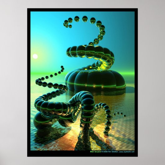 Alien Serpent Poster (Vorne)