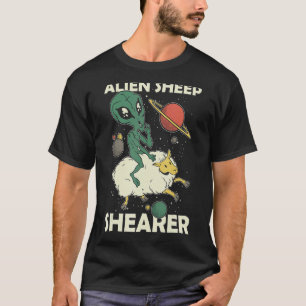 Alien Sheep Shearer Shearer Shearer T-Shirt