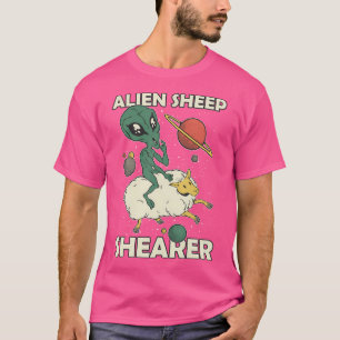 Alien Sheep Shearer Shearer Shearer T-Shirt