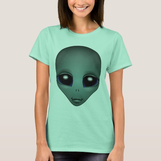 Alien Shirt Frauen Alien Kostüme Shirts Niedlich E (Vorderseite)