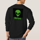 Alien - Shirt glauben (Rückseite)