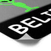 Alien Shirt - I Believe New Cool Ufo  Poster (Ecke)