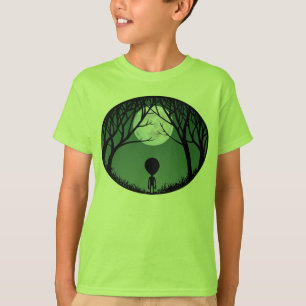 Alien Shirt Kid's Extraterrestrial w. Moon T - Shi
