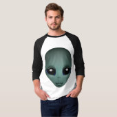 Alien-Shirts UND Geschenke alien-Baseball-Jerseys T-Shirt (Vorne ganz)