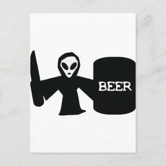 Alien Shotgun Postkarte