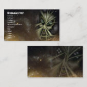 Alien-sichernde Geschäfts-Karte Visitenkarte (Vorne/Hinten)