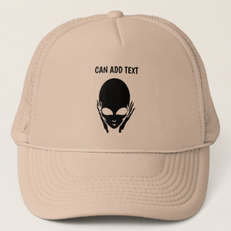 Alien sieht kein Böse Truckerkappe
