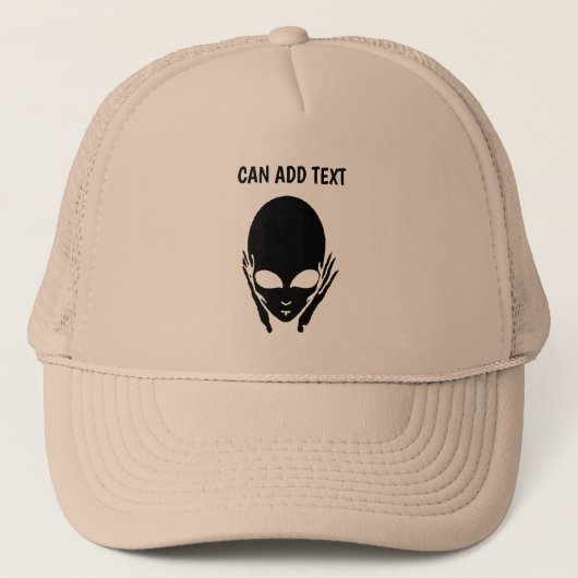 Alien sieht kein Böse Truckerkappe (Vorderseite)
