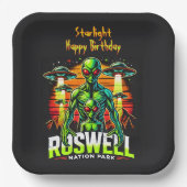 Alien Sightings im Roswell Nation Park! Pappteller (Vorderseite)