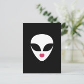 Alien Sirenen Postkarte (Stehend Vorderseite)