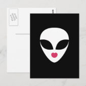 Alien Sirenen Postkarte (Vorne/Hinten)