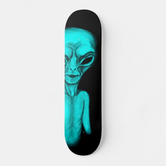 Alien Skateboard (Vorderseite)