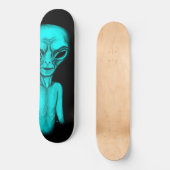 Alien Skateboard (Vorderseite)