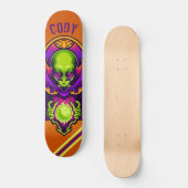 Alien Skateboard (Vorderseite)