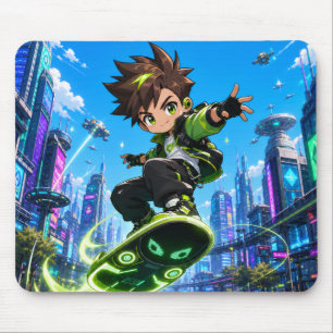 Alien-Skateboard-Gaming-Mauspad Mousepad