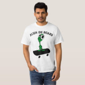 ALIEN SKATEBOARDING T - Shirt (Vorne ganz)