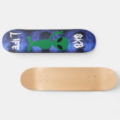 Alien-Skateplattform Skateboard (Horizontal)